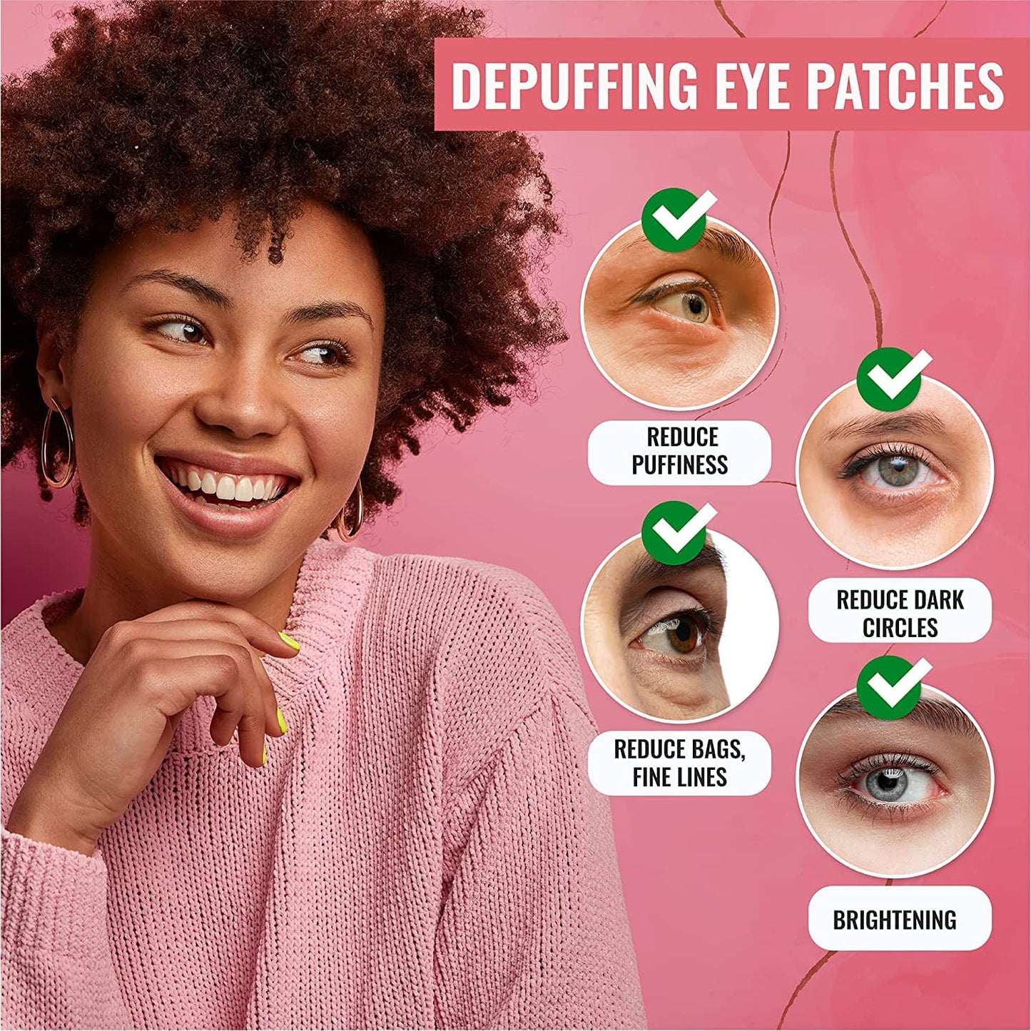 Korean Under Eye Patches for Dark Circles and Puffiness, Under Eye Mask for Puffy Eyes, Eye Bags with Snail Pearl (60pcs x 2pk), Cooling Eye Masks with Hyaluronic Acid, Collagen, Hydrogel Eye Gel Pads