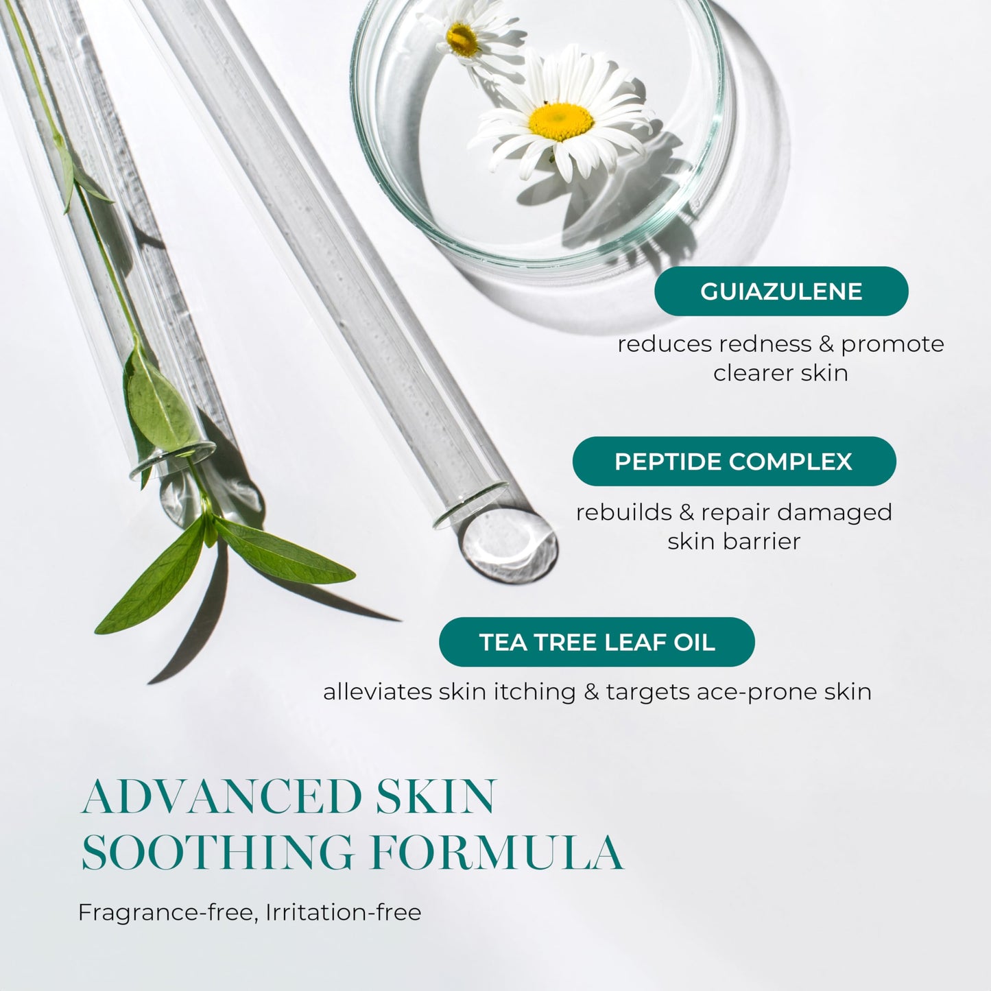 COSHEAL Azulene Boost Ampoule 1.52 fl oz, Calming & Soothing Serum with Guaiazulene, Centella Asiatica & Botanical Extracts, Hydrates Sensitive Skin, Korean Skin care