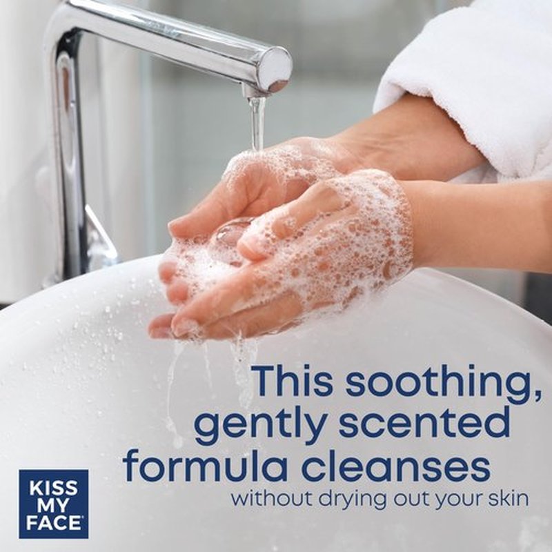 Kiss My Face Coconut Hand Soap, Tropical Moisture Cleanse, With Added Yarrow And Coconut Water, Easy To Use Hand Soap Pump, Coconut Scented, Cruelty Free & Vegan Soap, 9 Fl Oz Bottle