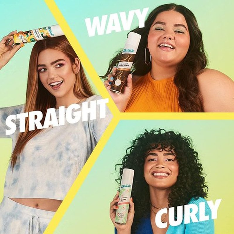 Batiste Dry Shampoo, Tropical Fragrance, Refresh Hair and Absorb Oil Between Washes, Waterless Shampoo for Added Hair Texture and Body, 6.73 OZ Dry Shampoo Bottle, 2 Pack