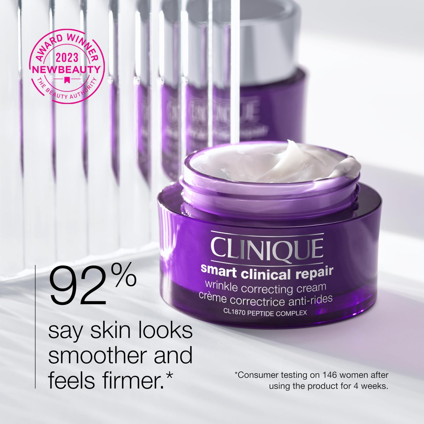 Clinique Smart Duo - Smart Clinical Repair Wrinkle Correcting Anti Aging Face Cream + Smart Clinical Repair Wrinkle Correcting Anti Aging Face Serum