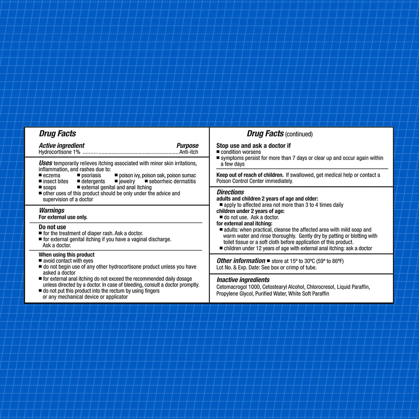 CareAll Hydrocortisone 1%, 1oz Tube (Pack of 4), Maximum Strength Anti-Itch Cream, Relief from Itching and Redness from Bug Bites, Eczema, Psoriasis, Poison Ivy, Oak and Sumac