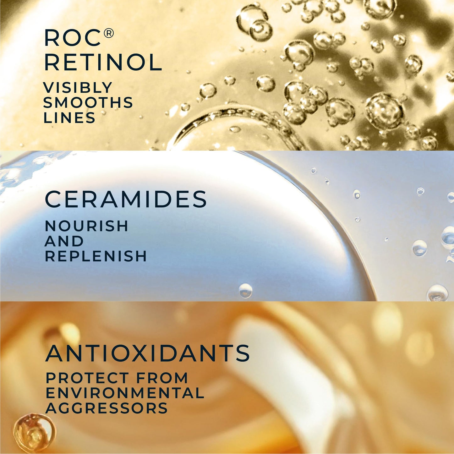 RoC Retinol Correxion Line Smoothing Night Serum Capsules, Daily Anti-Aging Skin Care Treatment for Fine Lines, Dark Spots, Acne Scars, 10 Count