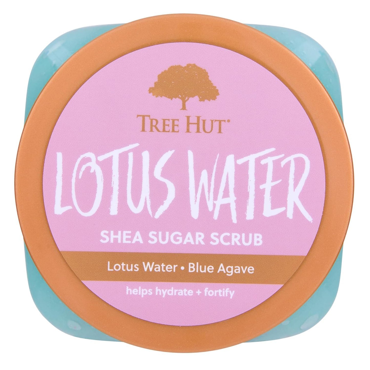 Tree Hut Lotus Water Body Scrub, Exfoliating Sugar Scrub, Vegan, 18 Oz