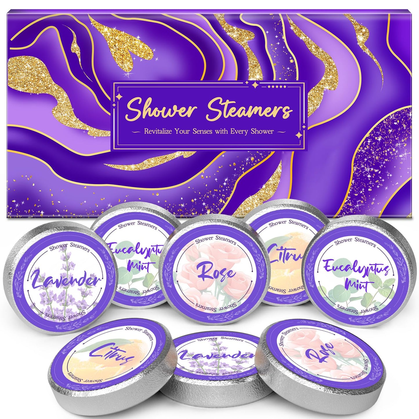 Shower Steamers Aromatherapy for Women, Christmas Stocking Stuffers