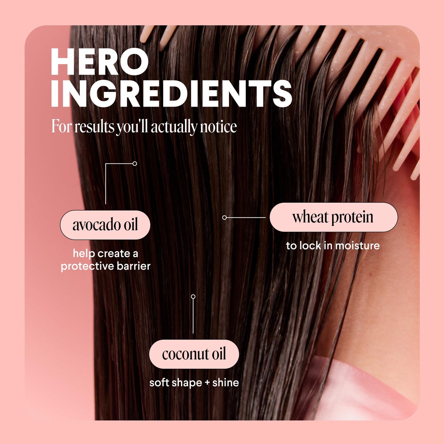 MONDAY Haircare SMOOTH Conditioner with Wheat Protein, Coconut Oil & Avocado Oil for Frizz-Prone Hair 354 mL