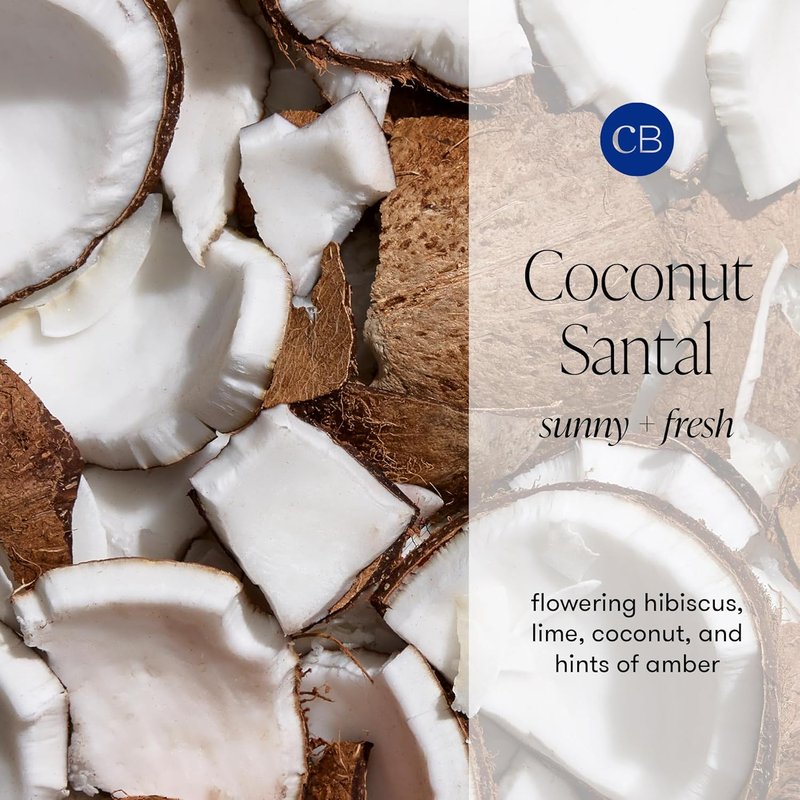 Capri Blue Moisturizing Hand Cream - Nourishing Jojoba & Shea Butter for Dry Hands | Coconut Santal, 3 oz (Pack of 2)