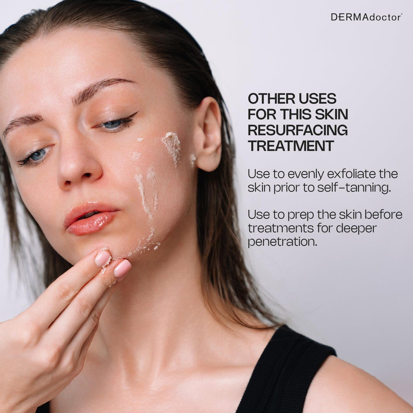DERMAdoctor Physical Chemistry Dermatologist Formulated Microdermabrasion Facial Scrub + Multiacid Peel with AHA and BHA, Brightening, Smoothing, Pore Minimizer for face - 1.7 oz