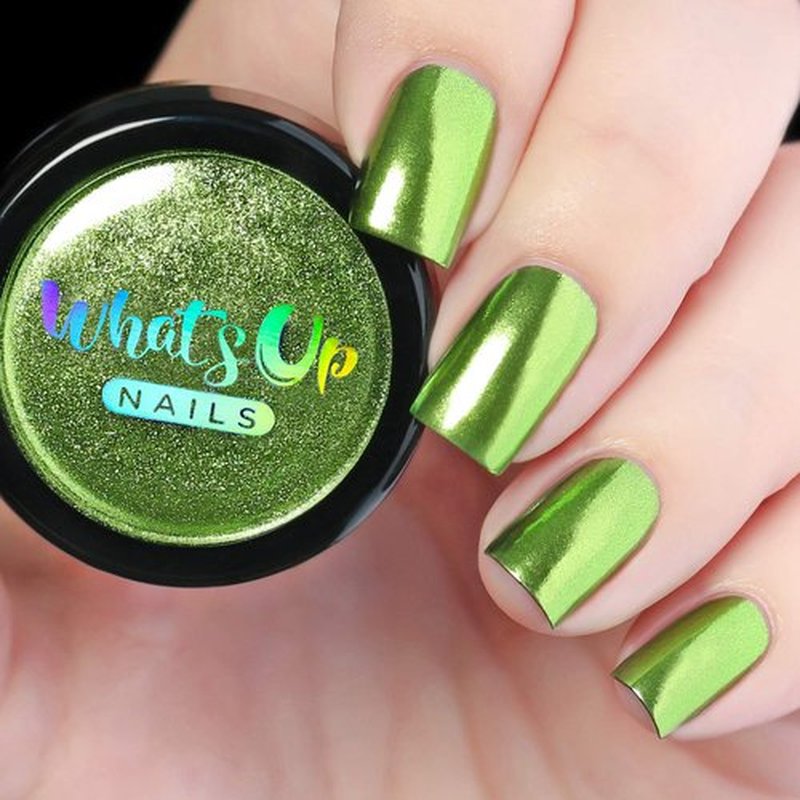 Whats Up Nails - Pear Chrome Powder For Mirror Nails