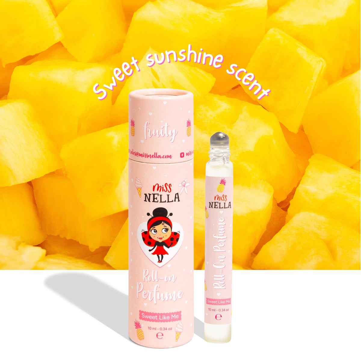 MISS NELLA Kids- Be Like Me Roll On Perfume set for Children with Fresh Fragrances Safe & Natural Boys & Girls Perfume Oil with Roll-On Applicator 10ML