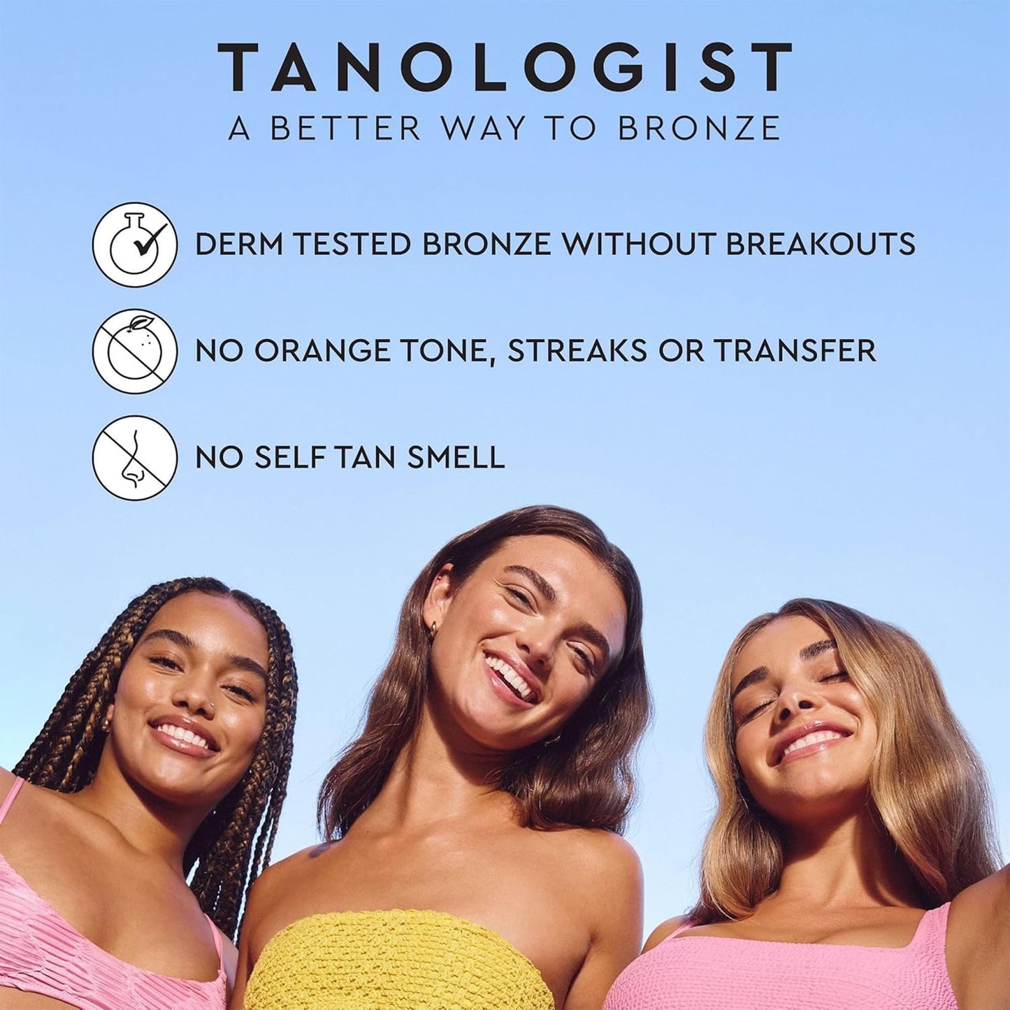 Tanologist Sunless Self-Tan Set – Medium Tanning Mousse with “No Fake Tan Smell” or Orange Tone + Double-Sided, Water-Resistant Self-Tanning Mitt for Streak-Free Application