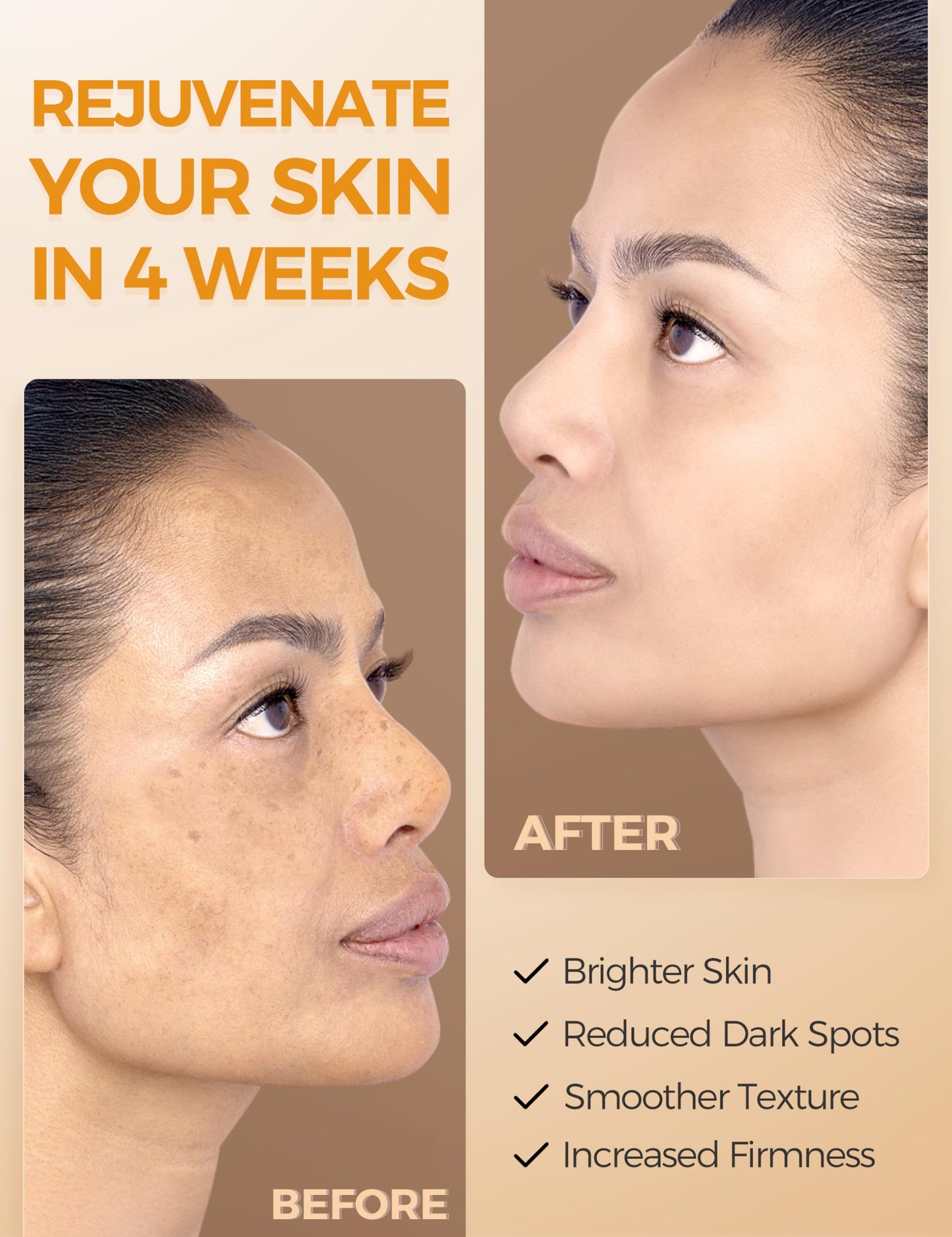 NING DERMOLOGIE Vitamin C Serum & Retinol Serum for Face Set - Collagen Booster & Dark Spots Treatment Face Serum Duo for Gentle Firming Anti Aging & Wrinkle | Korean Skincare Rountine - 1 fl oz Each