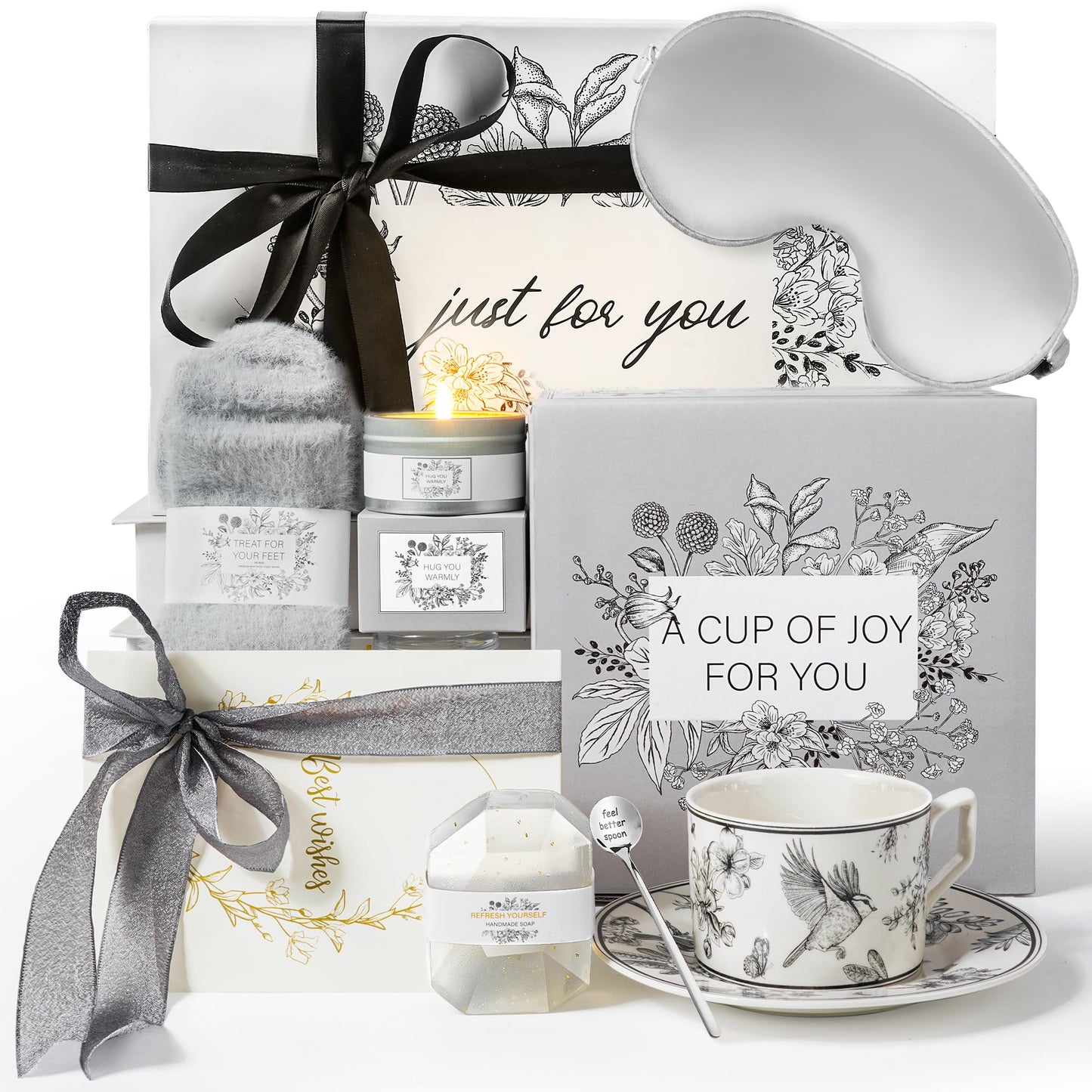 WECURATED Get Well Soon Gift Baskets for Women