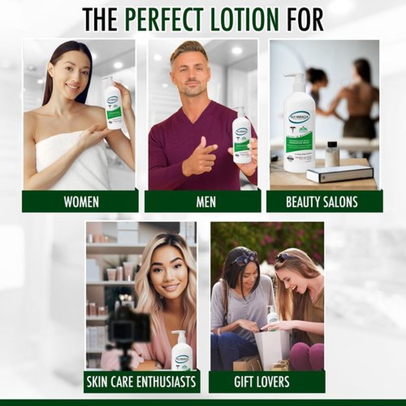 GLY MIRACLE Moisturizing Body Cream for Extremely Dry Skin, Non- Greasy Skin Humectant for Hands, Body & Feet, Body Lotion for Extremely Dry Skin, Non-Oily Fragrance Free, with Pure Glycerin, 12 Ounce