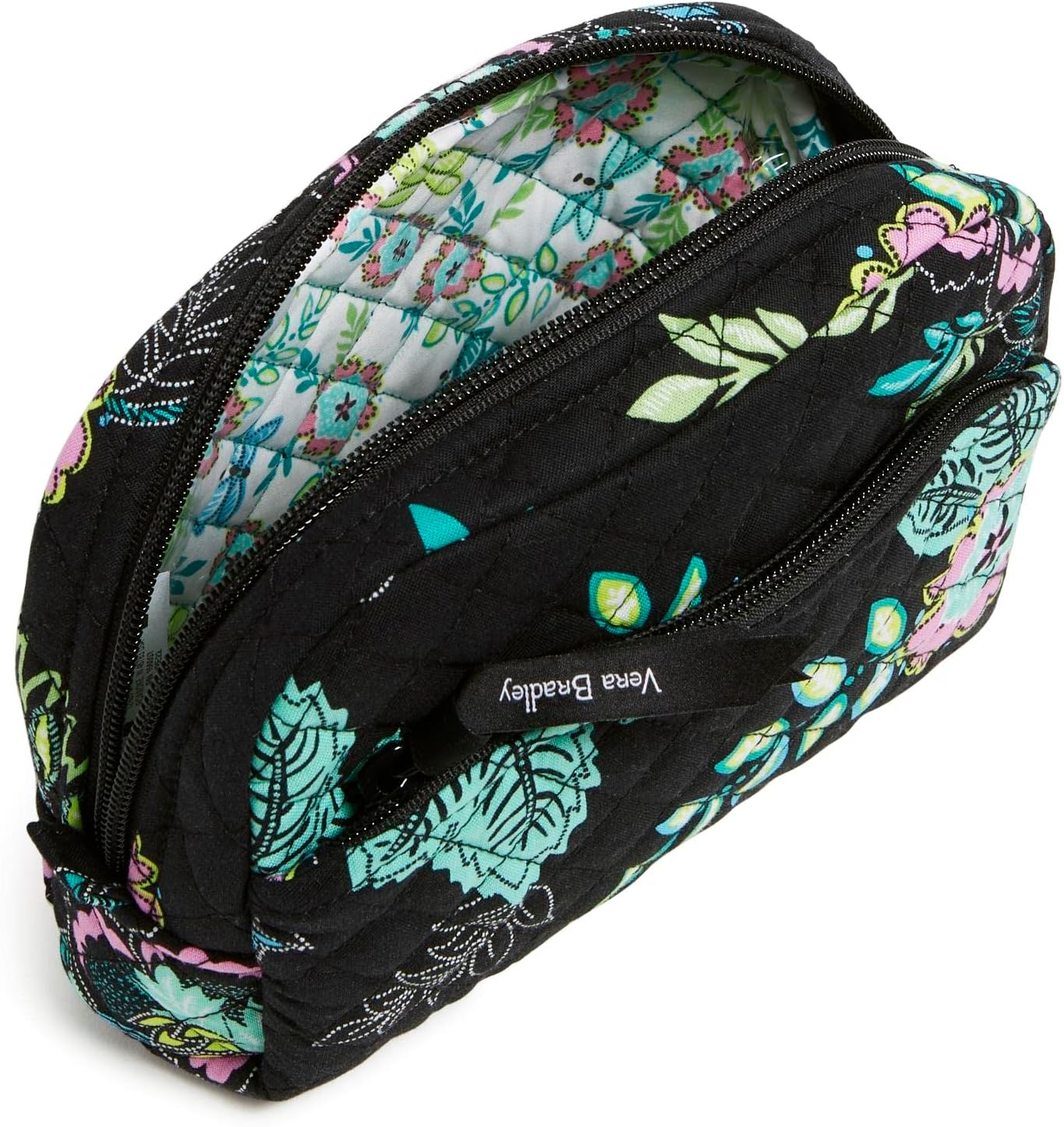 Vera Bradley Women's Cotton Medium Cosmetic Makeup Organizer Bag