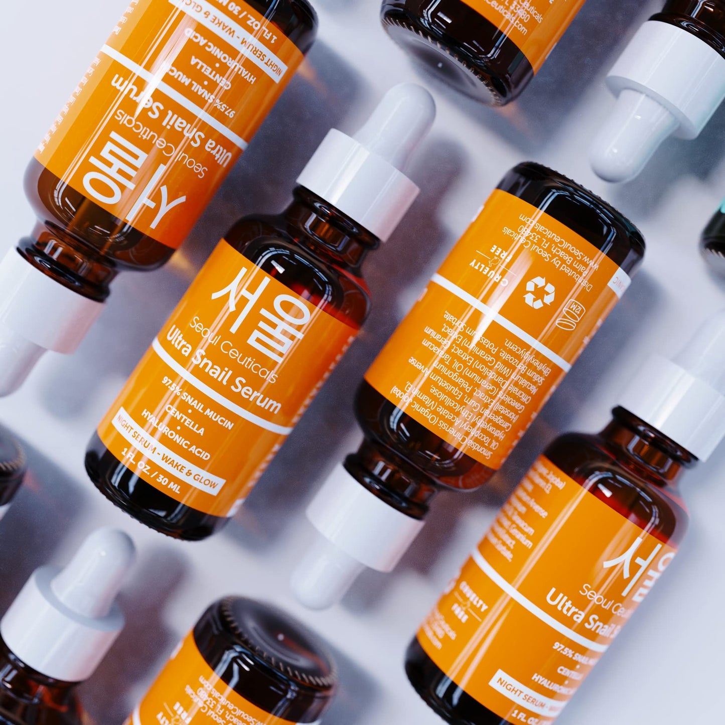 SeoulCeuticals Korean Skin Care Set - K Beauty Contains Essence Spray + Snail Mucin Serum - This Potent Anti Aging Anti Wrinkle Skincare Set Will Provide You With That Healthy Youthful Glow