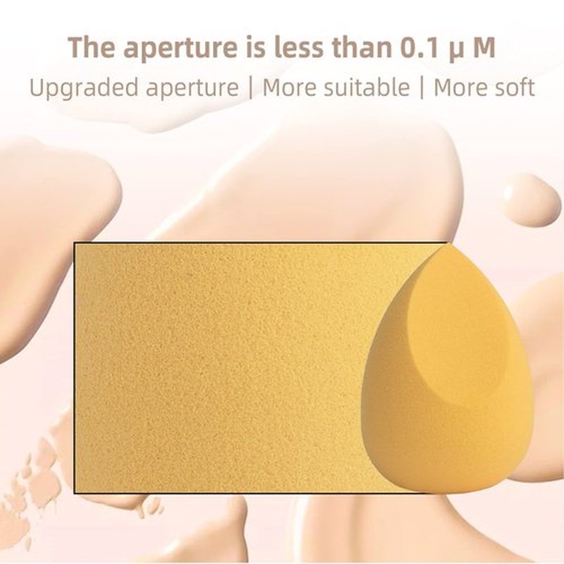 COSTICA Makeup Sponge Set Blender, Beauty Sponge Makeup Blender Flawless for Liquid - Multi Colored 4 pcs Mango Series
