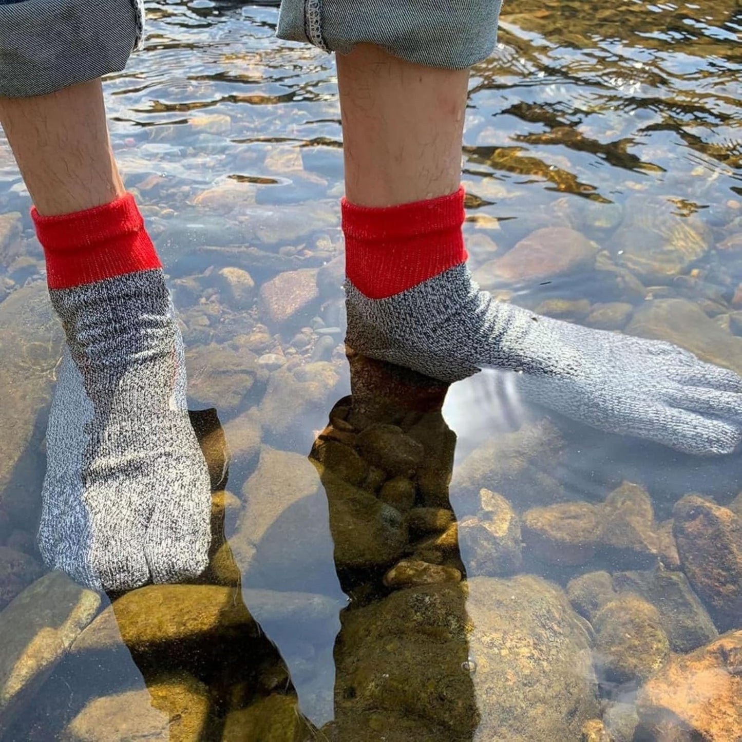Sansvertue Hypersocks - Grounding Barefoot Socks, SV Hypersocks Barefoot Grounding Socks, Toe Separator Socks (E)