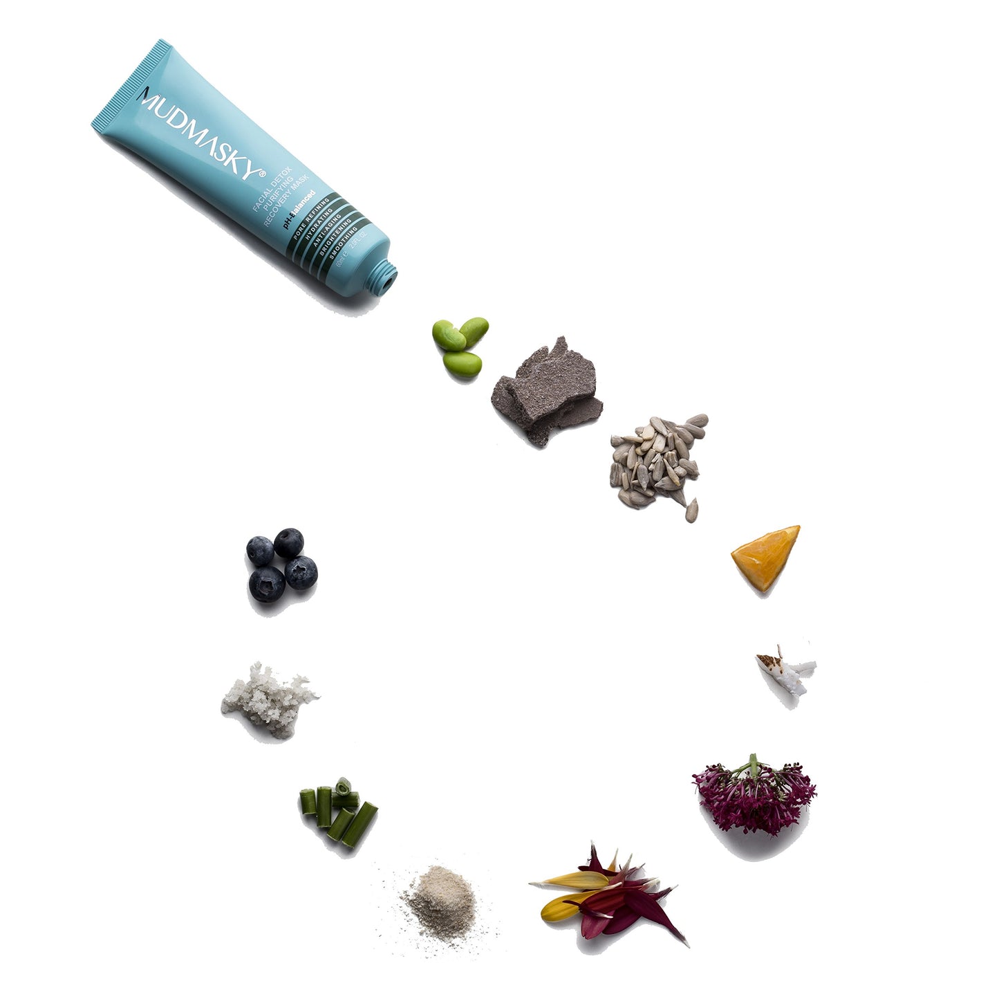 MUDMASKY Facial Detox Purifying Recovery Mud Mask. The original Japanese Matcha Clay Mask since 2015. Reduces Acne, Blackheads, and Pores. Clean, Vegan, Gluten Free. As seen in IPSY - 2.0 fl oz.