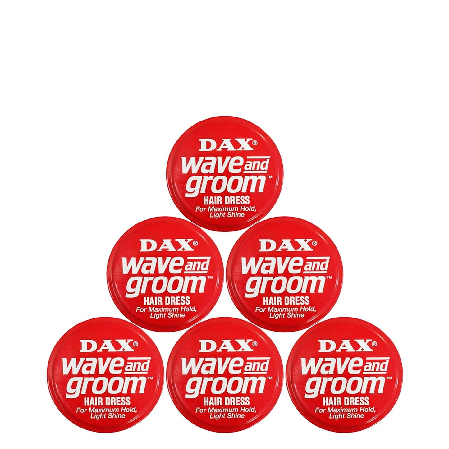 Dax Wave and Groom Hair Dress, 3.5-Ounce Jars (Pack of 6)