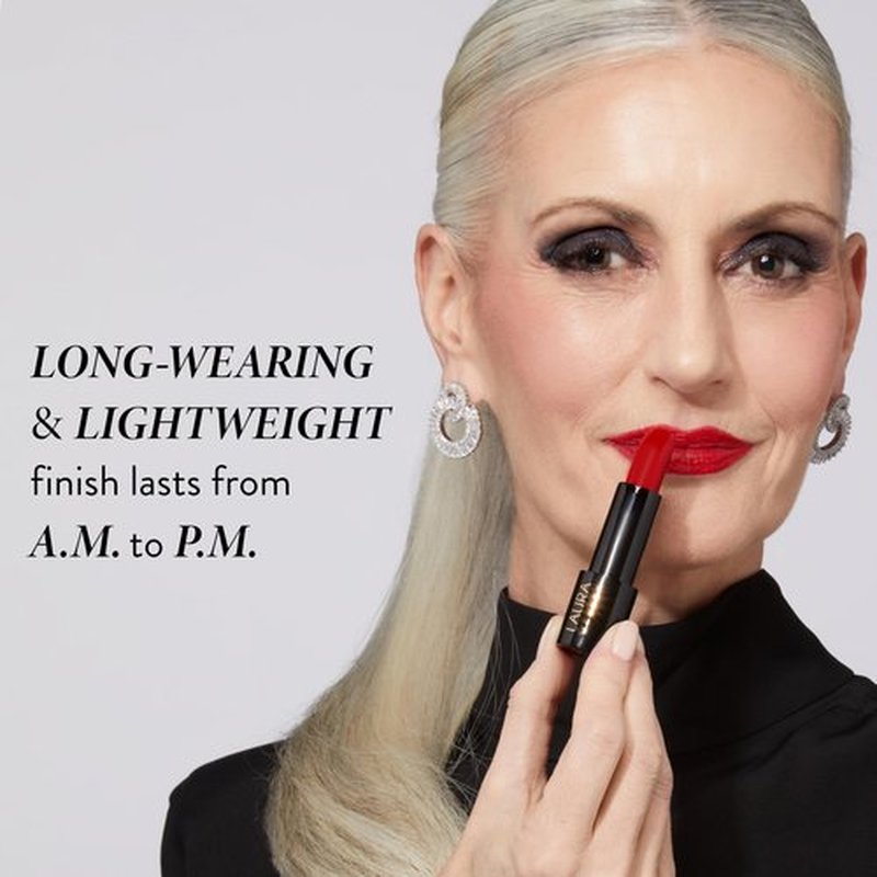 LAURA GELLER NEW YORK Modern Classic Matte Lipstick - Red Radiance - Ultra-Rich Color - Luxurious and Lightweight - Matte Finish