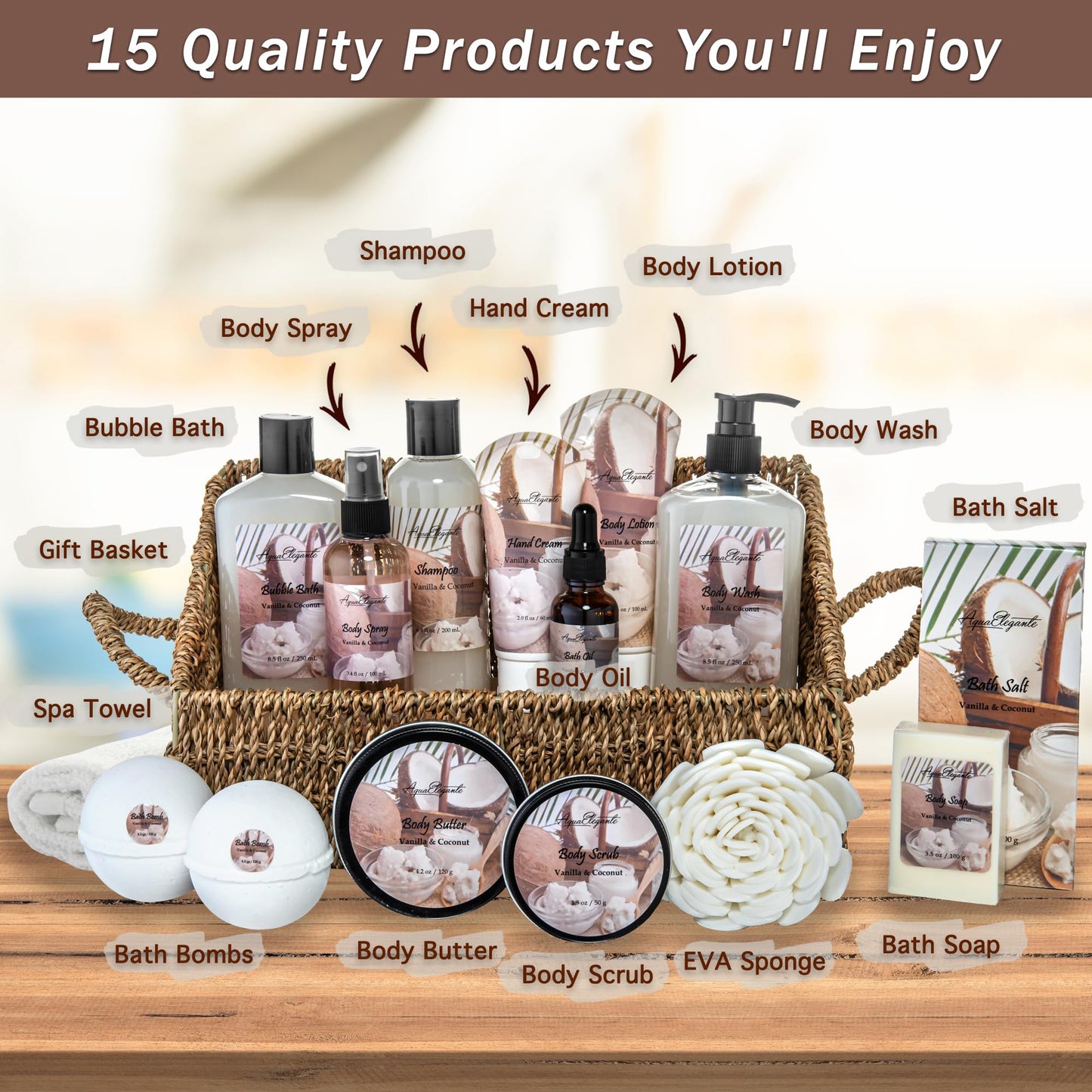 Spa Gift Basket 6 - Aqua Elegante
