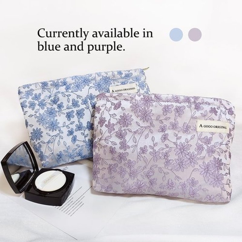 STARDW Makeup Bag for Women Travel Toiletry Bag Large Capacity Makeup Organizer Bag Flower Cosmetic Bags Zipper Pouch