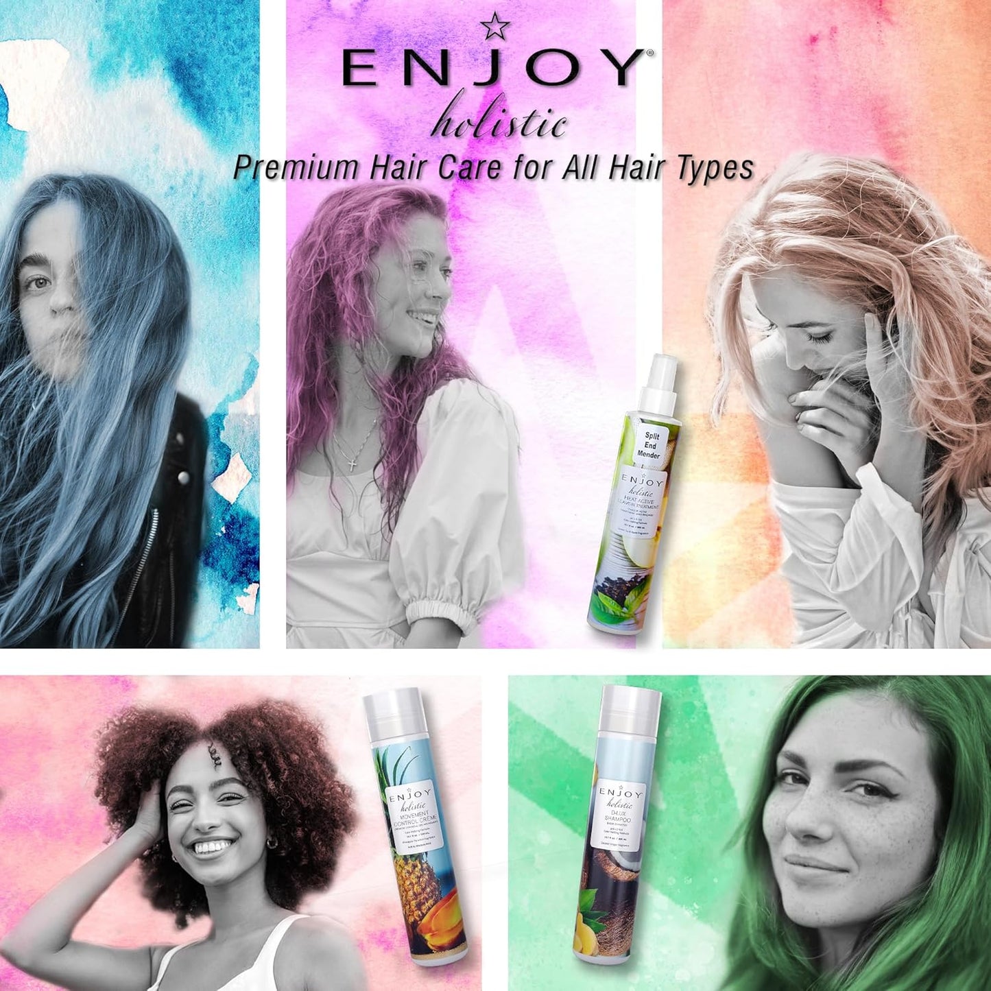 ENJOY Hair Care Holistic Volume Conditioner, pH 3.5-4.5, Hair Conditioner For Damaged Hair, Conditioner Curly Hair Products - 10 Fl Oz