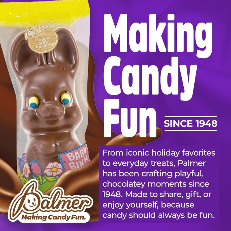 Palmer Milk Chocolate Cartoon Characters - Crisp, Crunchy Candy | Individually Wrapped, 10 Ounce