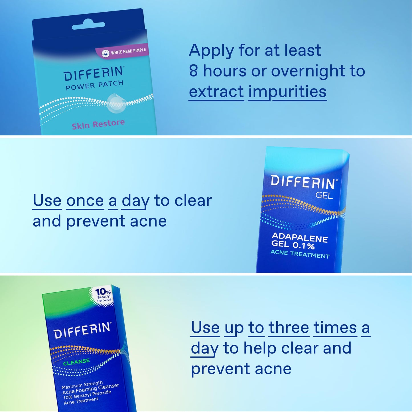 Differin Power Pimple Patches, Hydrocolloid Acne Treatment, 23 ct