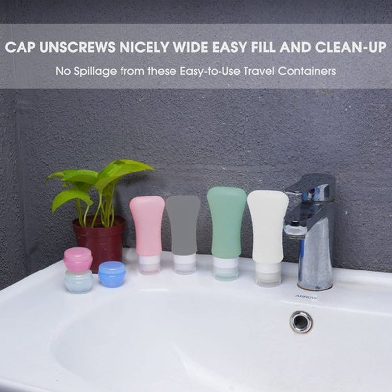 20 Pack Travel Bottles, 3oz 2oz Leak Proof Travel Accessories Toiletries,Travel Shampoo And Conditioner Bottles,Perfect for Business or Personal Travel, Fun Outdoors Silicone 20 Pieces