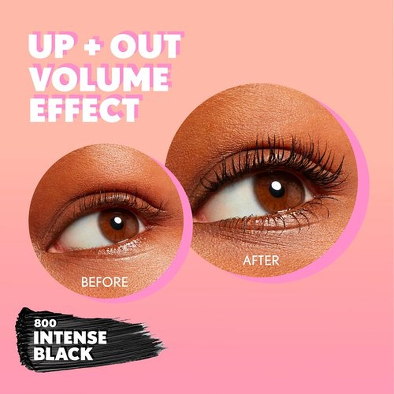 COVERGIRL Clean Fresh Yummy Gloss - My Strawbooty + Eye Enhancer, Intense Black, 3D Mascara