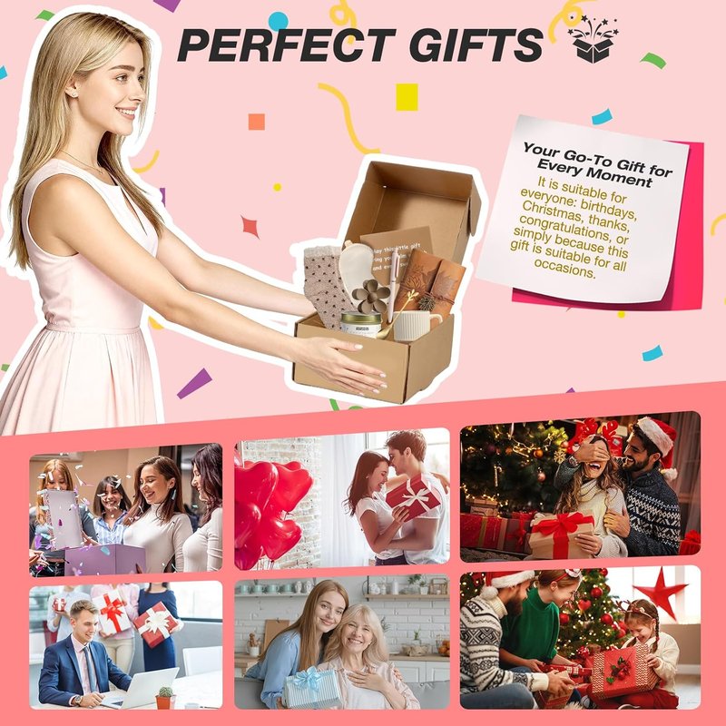Unique Gift Baskets for Women - Thoughtful Birthday & Self-Care Gifts | Perfect for Moms, Sisters, Friends