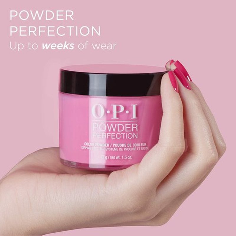 OPI Powder Perfection, Tagus in That Selfie!, Pink Dipping Powder, Lisbon Collection, 1.5 oz