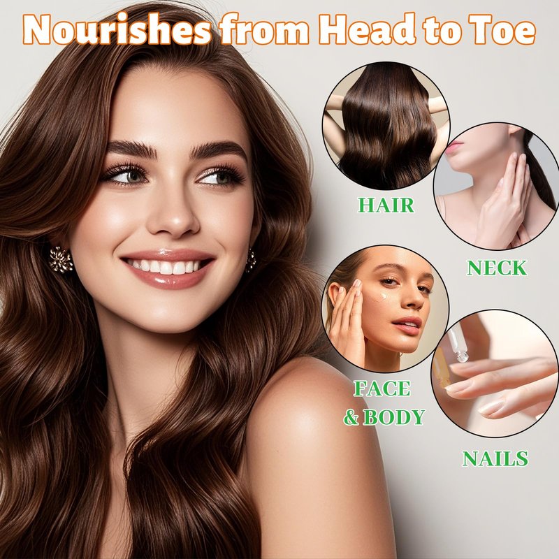 tovaginsh 3Pack Organic Pumpkin Seed Oil for Hair Growth, 100% Natural Cold Pressed Pumpkin Oil for Face, Skin Care, Hair Care, Scalp Massage, Body Massage Oils with Dropper
