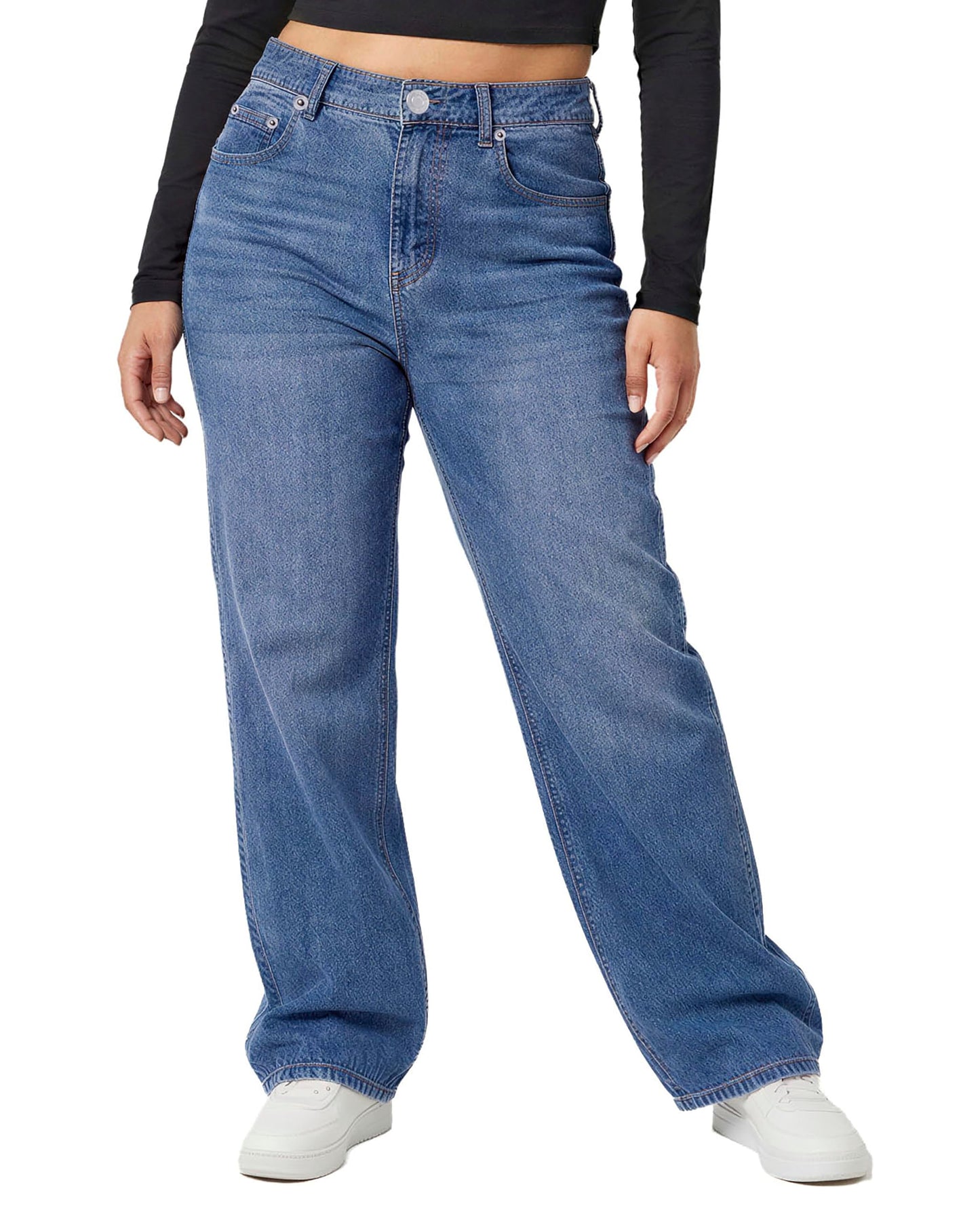 florence by mills Womens Boyfriend Jean Med Wash 4