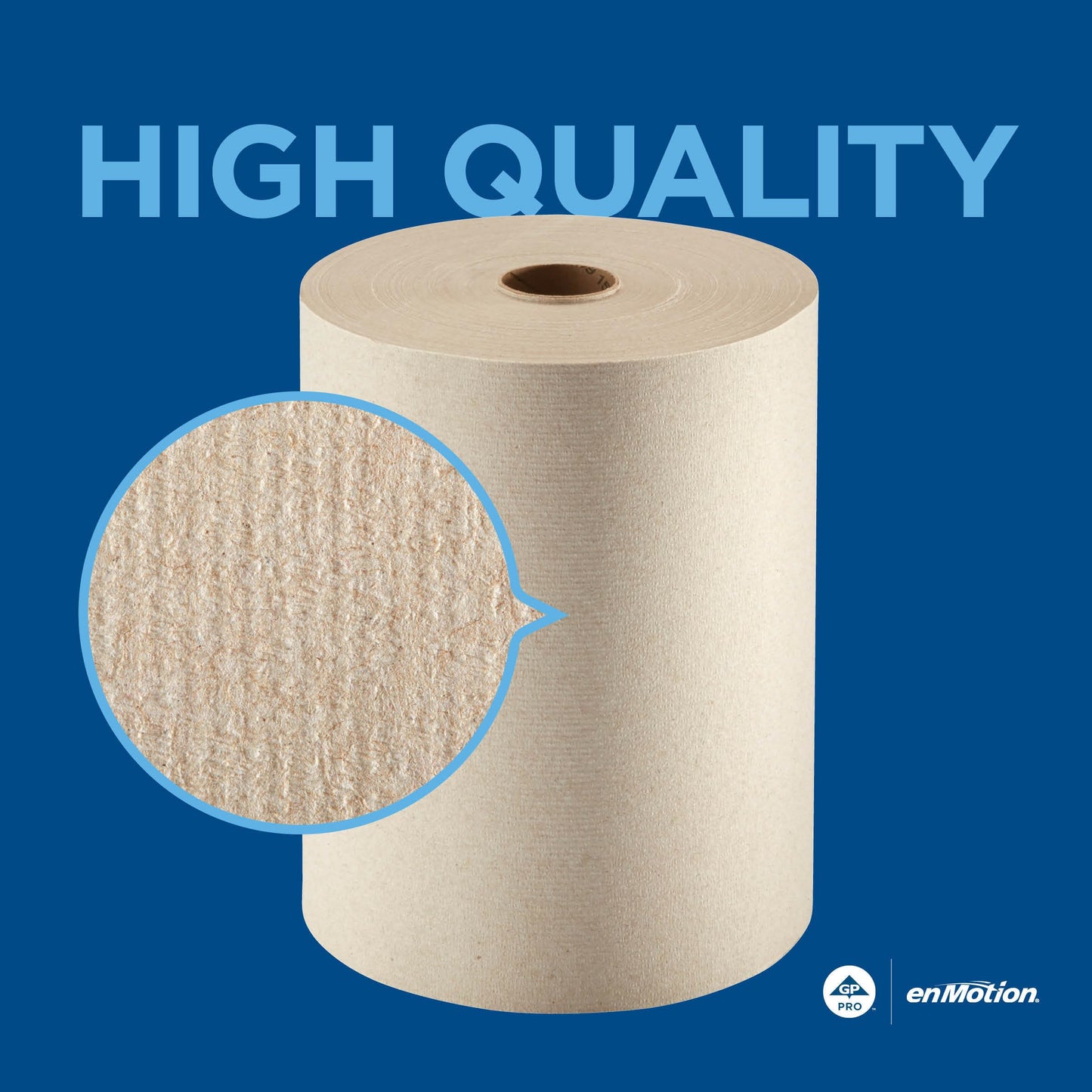 enMotion Georgia‑Pacific (by GP PRO) 10 in 800 Linear Feet Recycled Paper Towel Roll, Brown, 6‑Roll Case Paper Towel Rolls, 89480