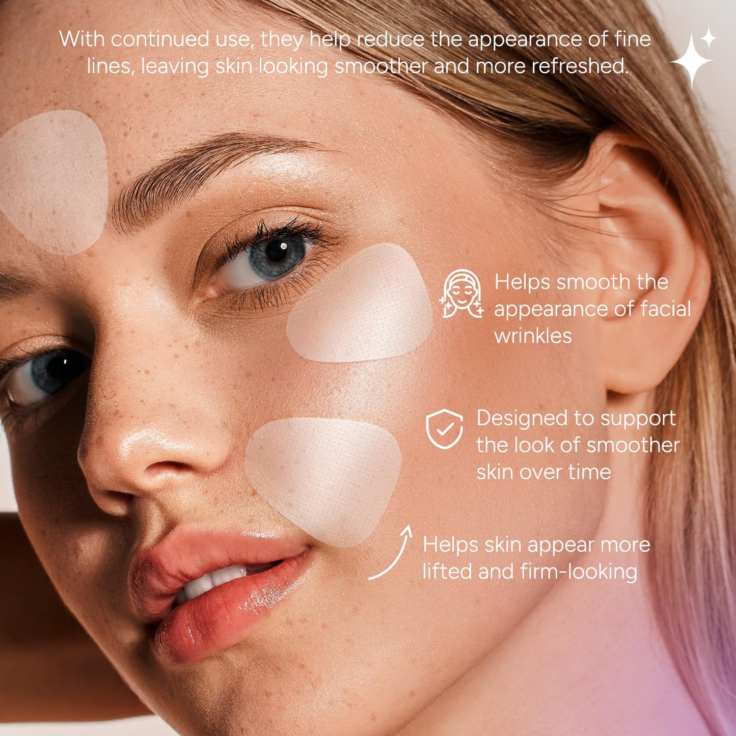 JINNAGLTU Wrinkle Patches Overnight Wrinkle Patches for Forehead, Smile Lines & Under Eyes – Face Wrinkle Patches for Smooth Youthful Skin