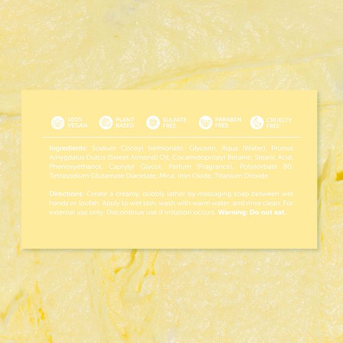 Nectar Life Whipped Soap and Shave Butter, 5 oz (Lemon)