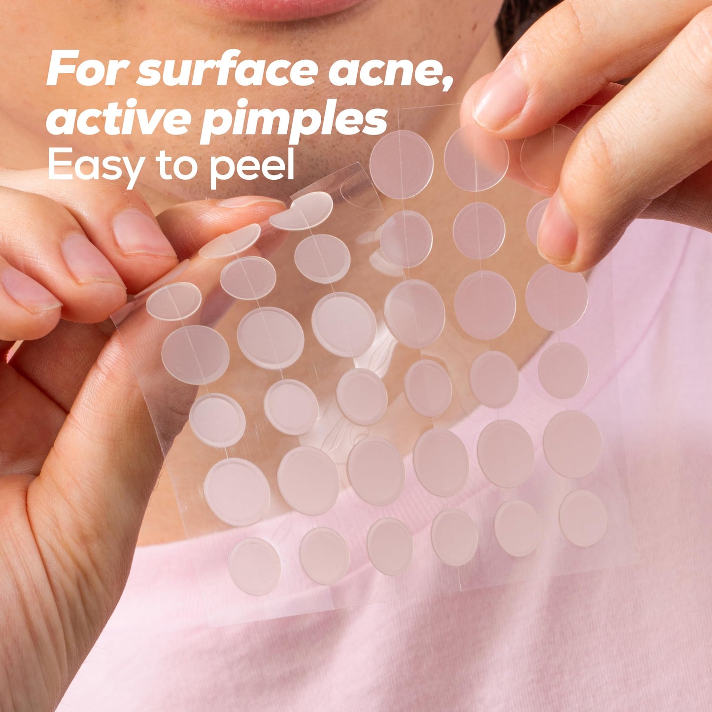 Hanhoo Blemish Patch, 4 Pack, Hydrocolloid Pimple Patches, Shrinks Pimples, Protects from Finger-picking and Dirt, Absorbs Fluid, Acne Spot Patches, Invisible Pimple Patches, Korean Skincare