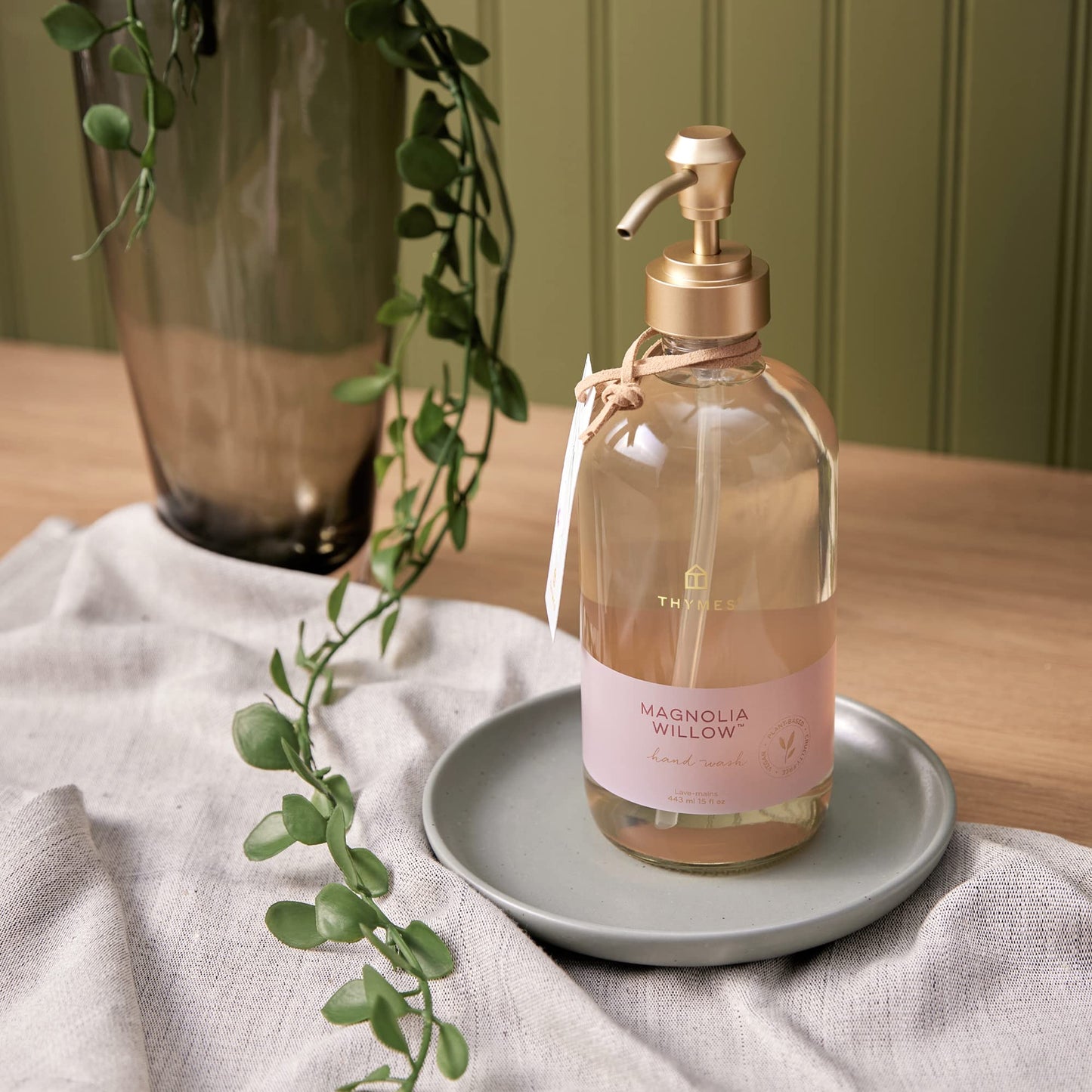 Thymes Hand Wash, Large - Magnolia Willow - 15.0 Fl Oz