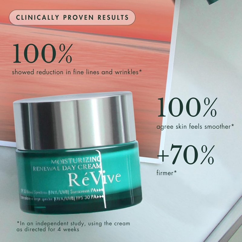 RéVive Renewal Face Moisturizer with SPF 30 | Hydrating Day Cream for UV Protection & Skin Firmness (1.7 oz)