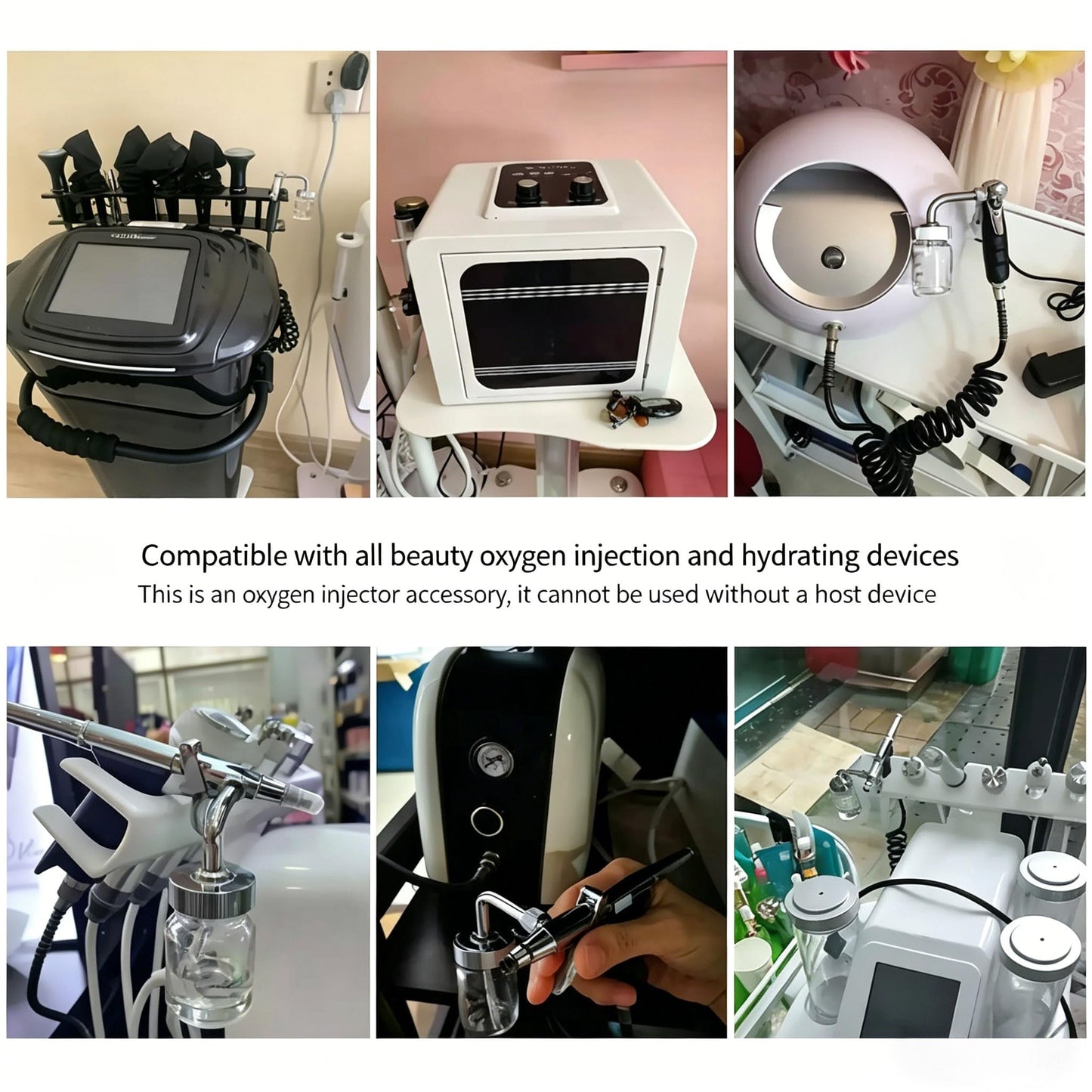 DUIMIMI Facial Oxygen Injector Spray Gun Deep Moisturizing Skin Rejuvenation, Atomization Fine Mist Sprayer for Hydrating, Oil Control Portable Home Beauty Salon Use