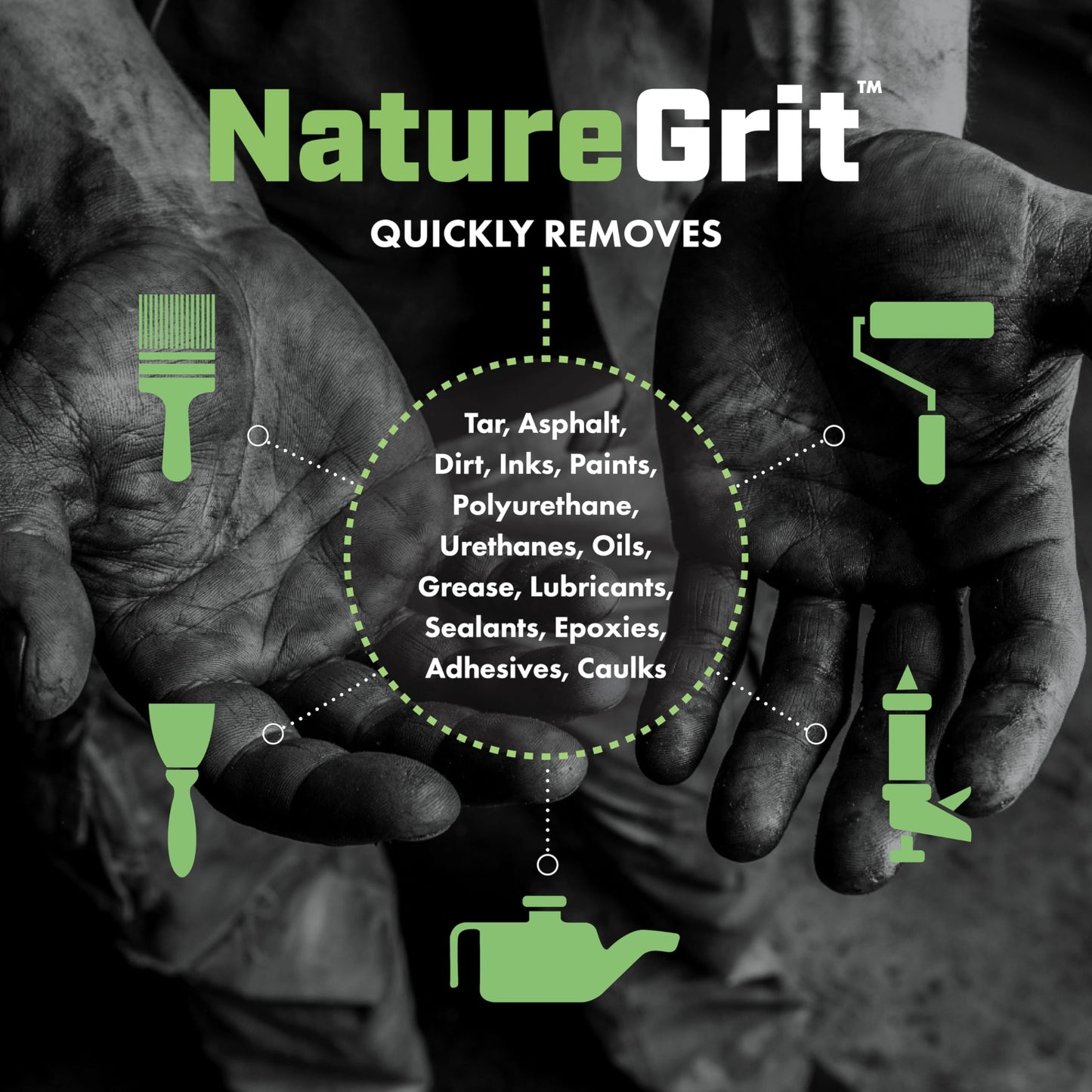 NatureGrit – Heavy Duty Industrial Hand Soap Cleaner Refill – Walnut Shell Conditioners for Skin Protection for Auto Mechanics, Manufacturing, and Anyone with Working Hands - 3-liter (Case of 3)
