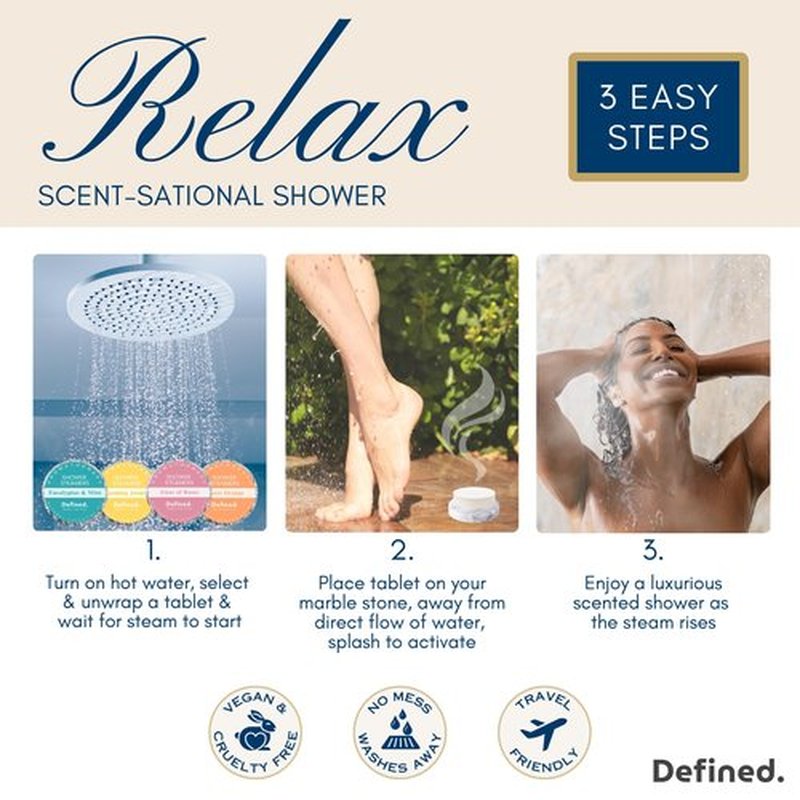 Shower Steamers Aromatherapy 8 Pack– Eucalyptus Steamers for Clear Sinus- Natural Shower Melts for Women & Men– Spa at Home Relaxation, Self Care Wellbeing Stress Relief Shower Bomb Aromatherapy Gift