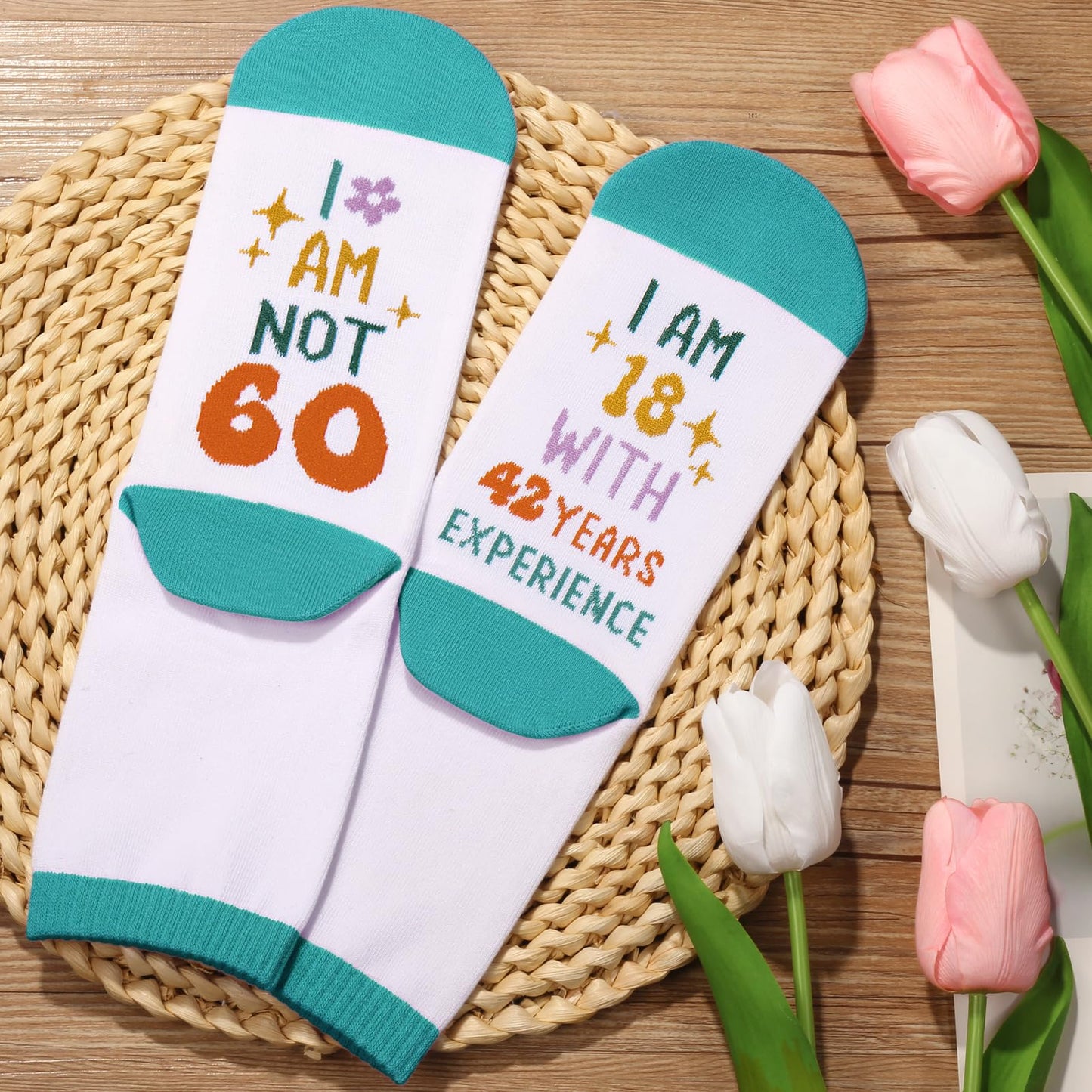 60th Birthday Gifts for Women Her, Cool 1966 Birthday Gifts for 60 Year Old Women 60 Fabulous Gift, Funny Unique Happy 60th Birthdays Gift Ideas for Her Mom Sister Friend Grandma with Canvas Tote Bag