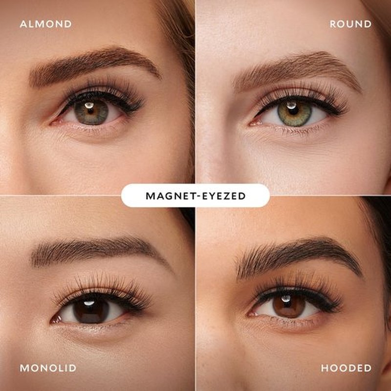 Velour Magnetic Eyelashes – Luxurious False Lashes – Reusable Magnetic Lashes – Wear up to 30x – Vegan, All Eye Shapes, Natural Magnetic Lashes, Magnetic Eyeliner not Included (Magnet-eyezed)