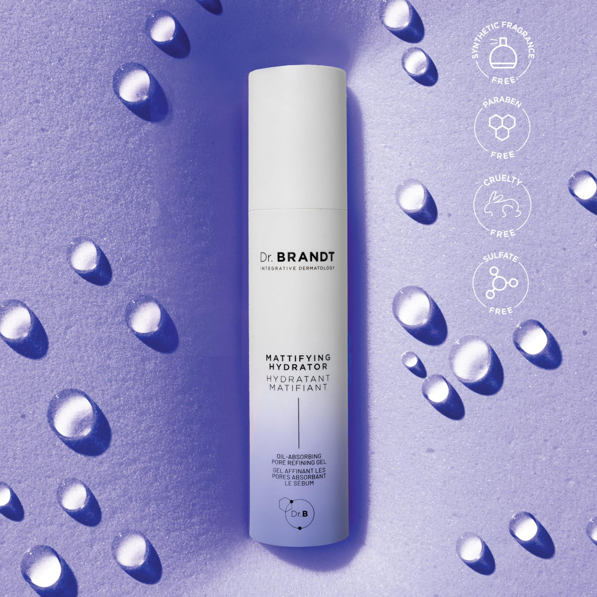 Dr. Brandt Pores No More Mattifying Hydrator - Targets Shine, Oiliness & Enlarged Pores - Hydrates for Up to 8 Hours - 1.7 oz, Pack of 2
