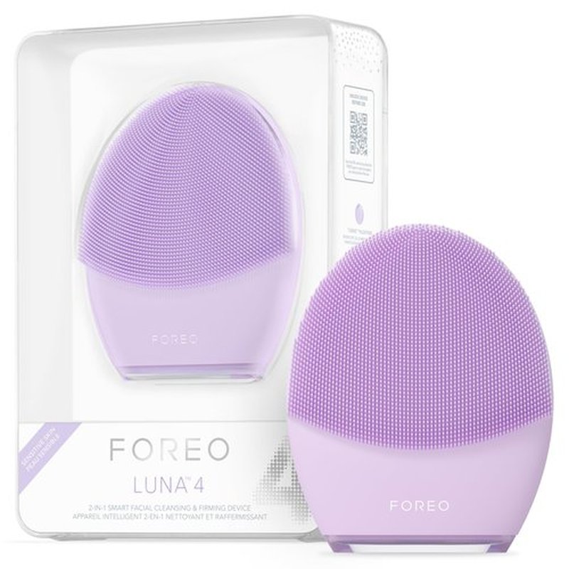 FOREO LUNA 4 Face Cleansing Brush - Firming Face Massager - Anti Aging Face Care - Enhances Absorption of Facial Skin Care Products - Simple Skin Care Tools - Sensitive Skin