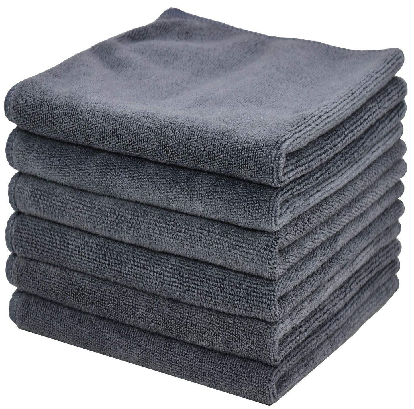 VIcolour Microfiber Face Cloth Makeup Remover Cloth Face Cleaning Cloths Soft Facial Washcloths 12 x 12inch 6 Pack